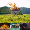 outdoor grill with support cross base