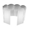 Wind shield for outdoor barbeque grill